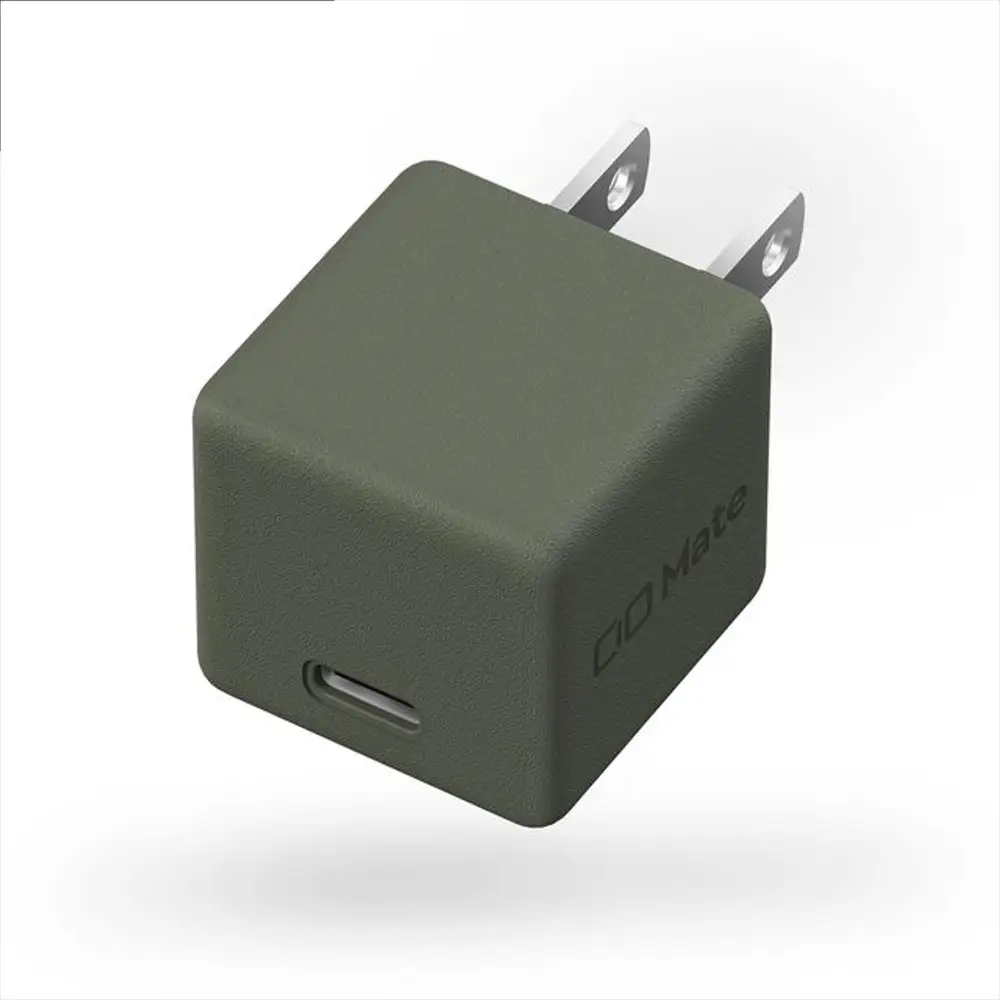 CIO 充電器 小型 急速充電 コンセント タイプC iPhone iPad Android Mate Charger002 モスグリーン [2694]