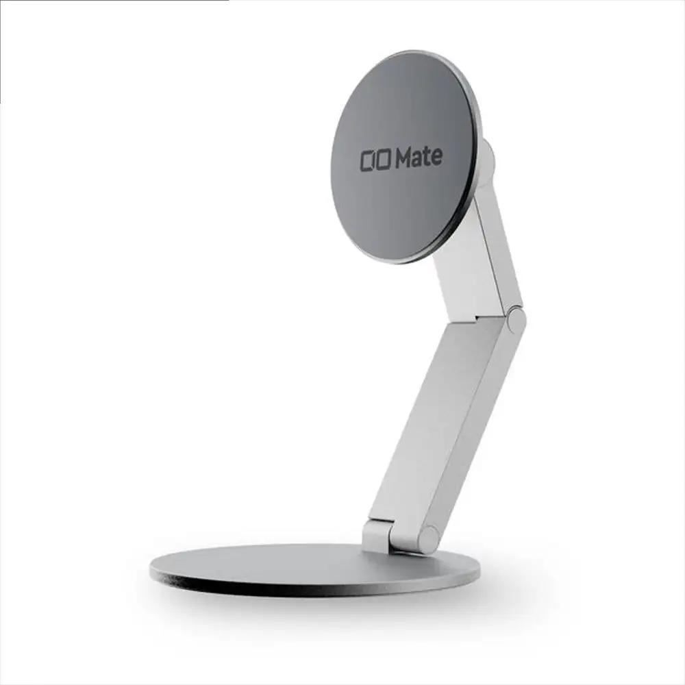 CIO スマホスタンド 卓上 iPhone マグネット式 マグセーフ MagSafe 折りたたみ 角度調整 Mate Magnet Stand ナチュラルホワイト [2706]