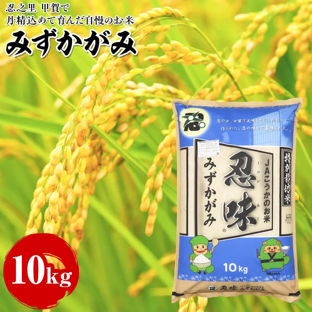 みずかがみ 10kg 甲賀で丹精込めて育んだ自慢のお米