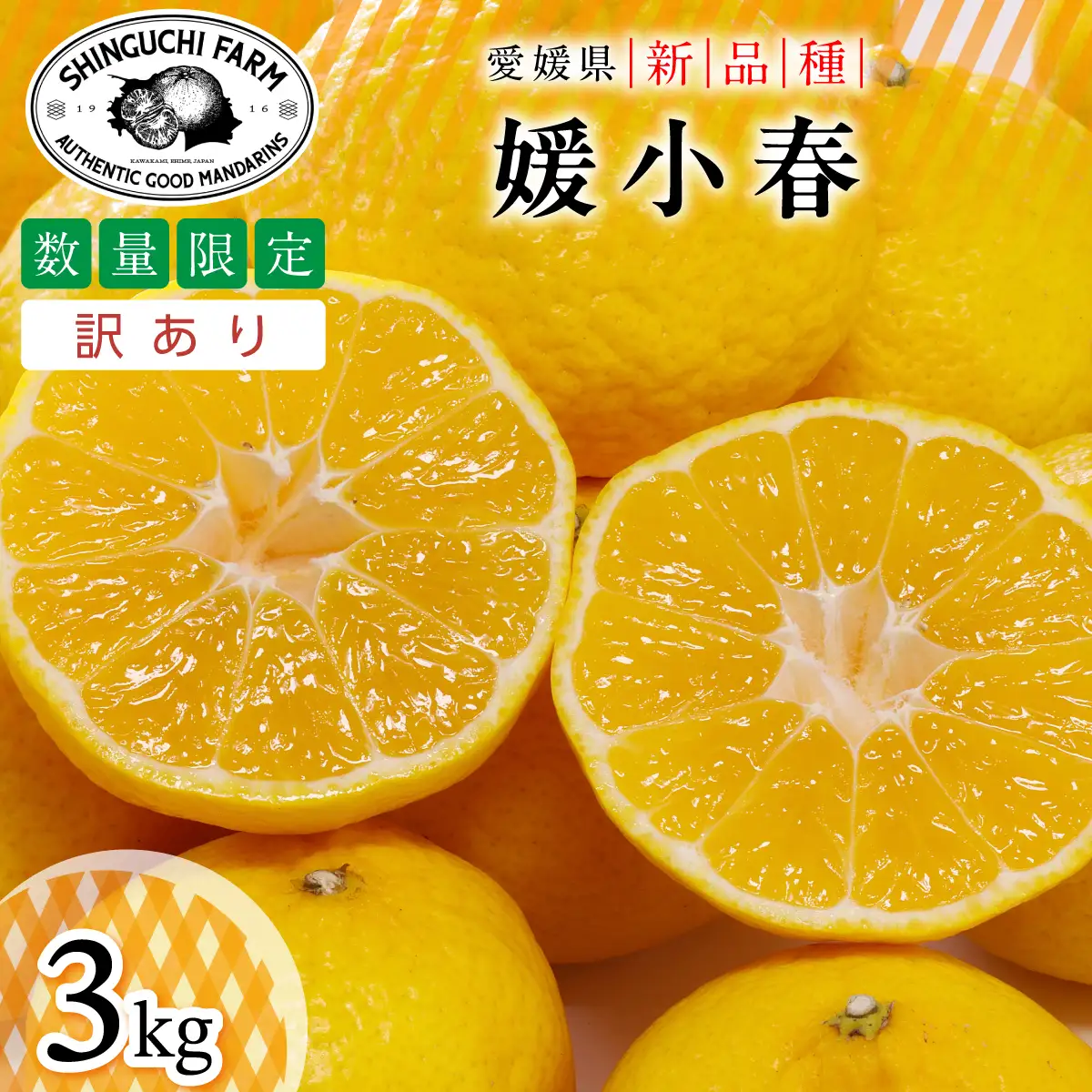 【先行受付】【訳あり】媛小春 3kg【C70-162】【1710482】 YWTK161