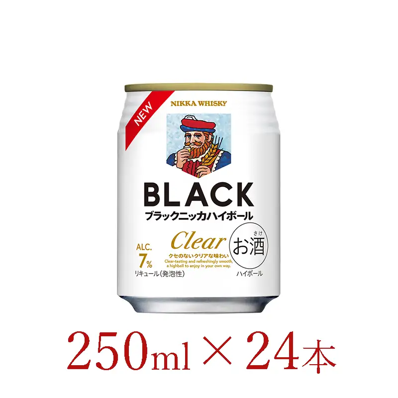 アサヒ ブラックニッカクリア ハイボール缶 250ml×24本