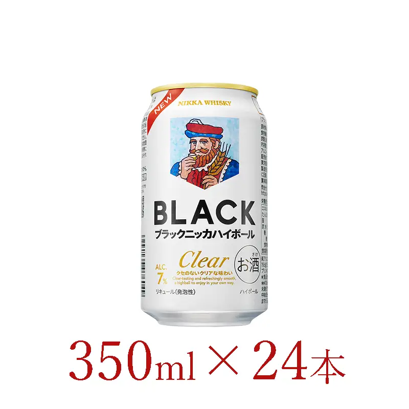 アサヒ ブラックニッカクリア ハイボール缶 350ml×24本
