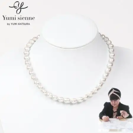 【Yumisienne】ココバロックパールネックレス(サクラホワイト/ゴールド8mm42cm)【1734735】