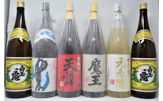 No.5031-4【魔王】入り焼酎6本セット A（一升瓶）