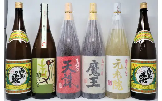 No.5033-4【魔王】入り焼酎6本セット C（一升瓶）