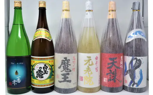 No.5027-4　【魔王】入り焼酎6本セット（一升瓶）