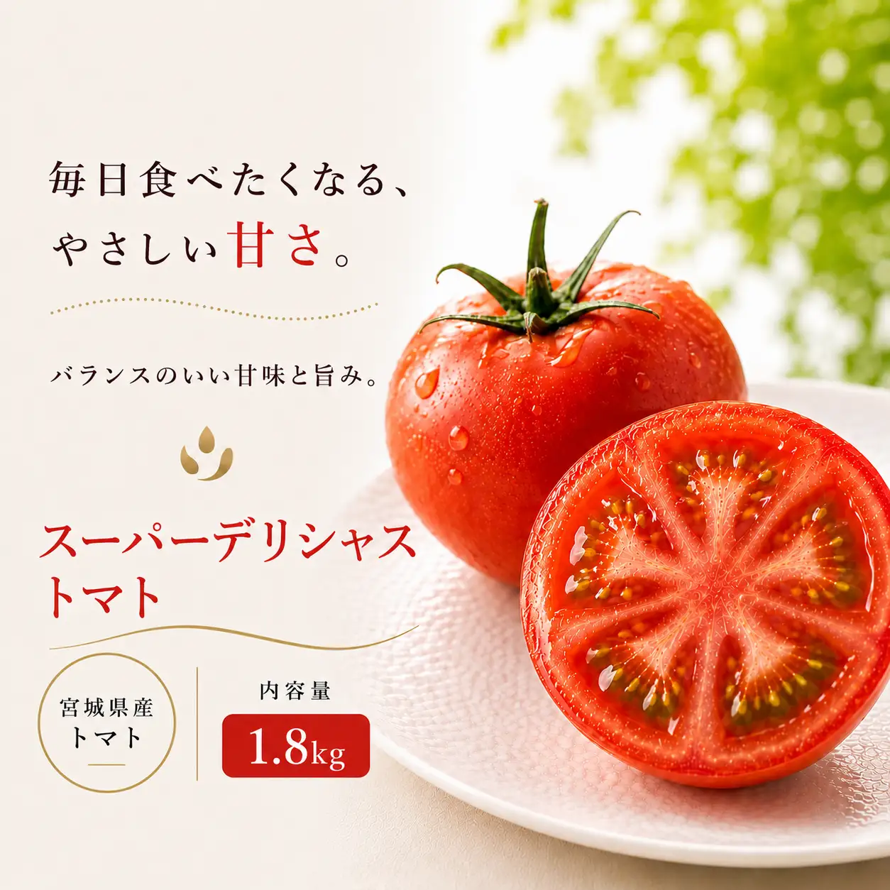【糖度8.5度以上！】スーパーデリシャス 1.8kg とまと 野菜【delf049】