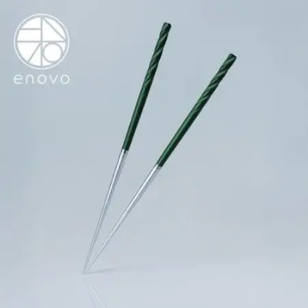 お箸-風[若竹]1膳セット(箸置き、木箱付き)【1730846】