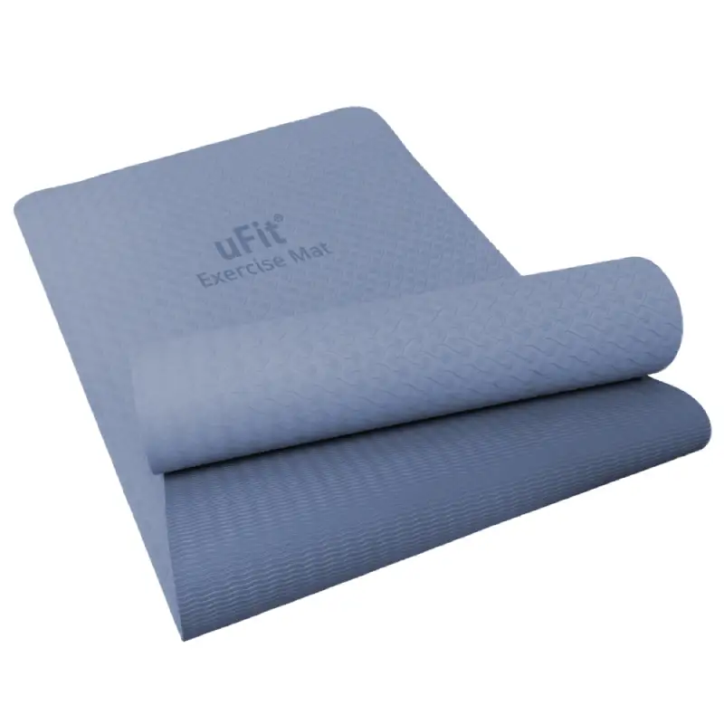 uFit Exercise Mat　200×90cm【ダスティブルー】 【136027-5】
