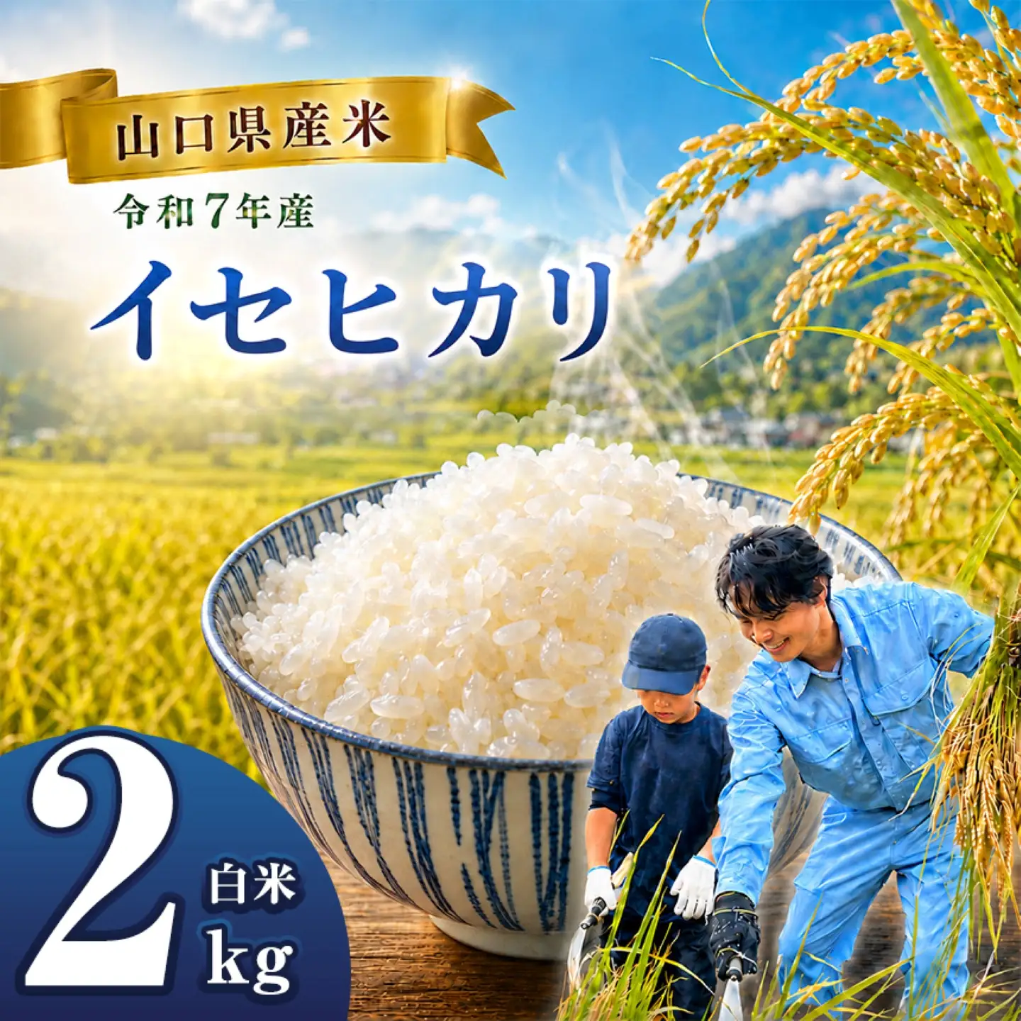 令和7年度山口県産コシヒカリ玄米10㎏✖️2袋20Kg③