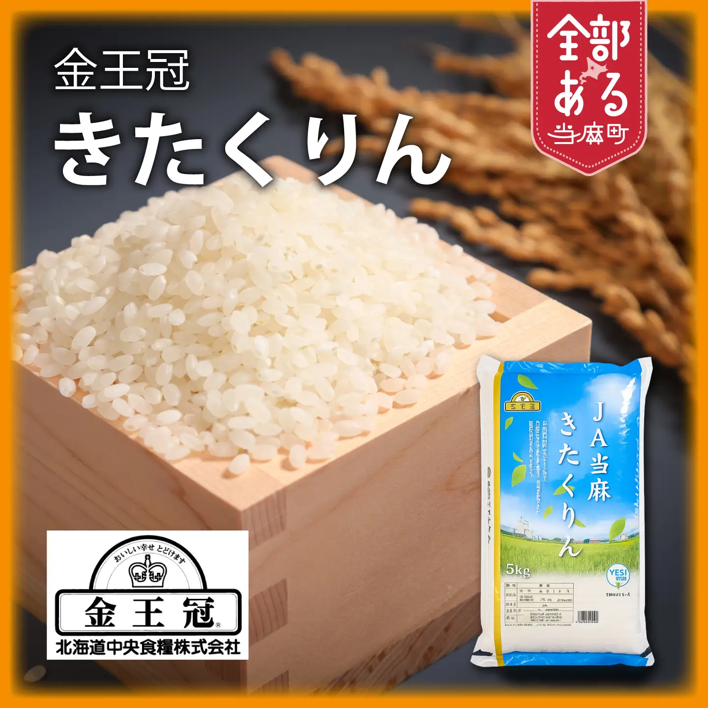 【令和7年産】YES!Clean 金王冠きたくりん 10kg きたくりん 北海道米 当麻町 お米 送料無料 米【AU-004】