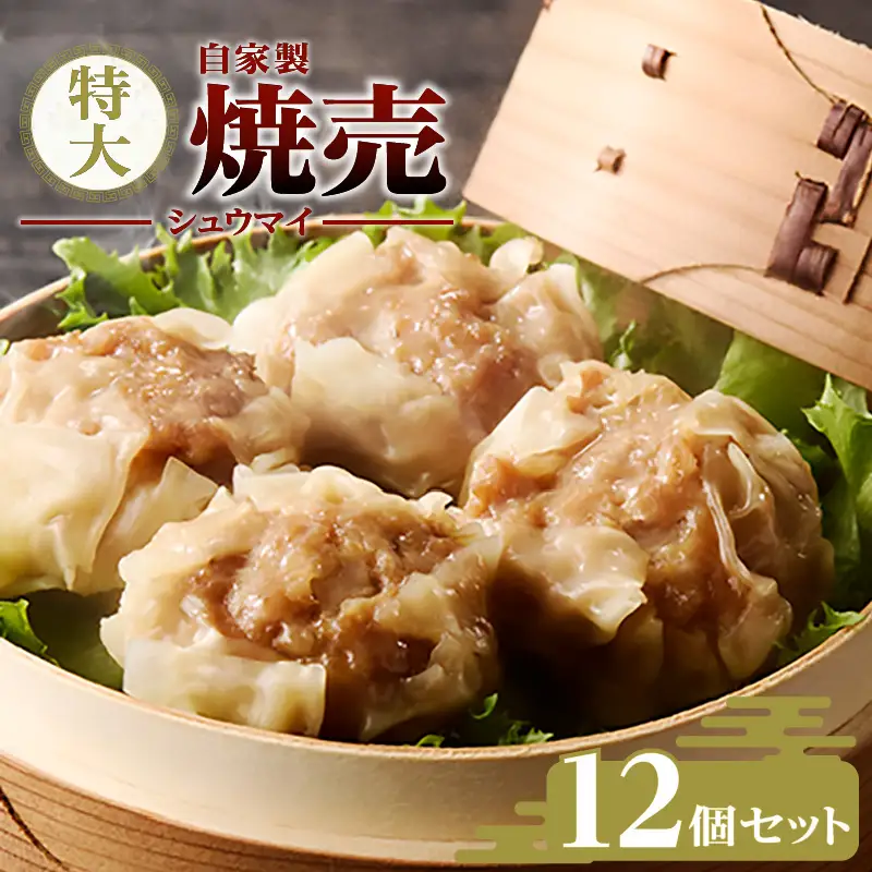 自家製特大 焼売12個セット_49-190-1