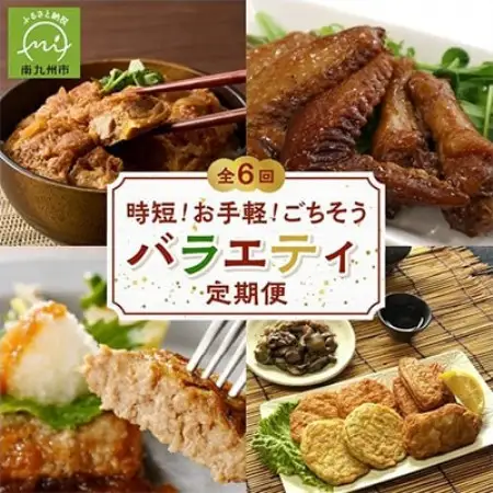 【発送月固定定期便】時短!お手軽!ごちそうバラエティ定期便全6回【配送不可地域：離島】【4014772】