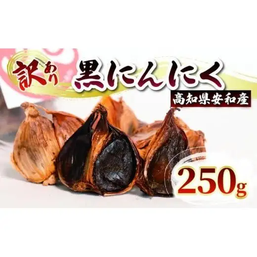 【早期予約】 訳あり 黒にんにく250g あわ地区 野菜 高知 須崎 AWA016_x