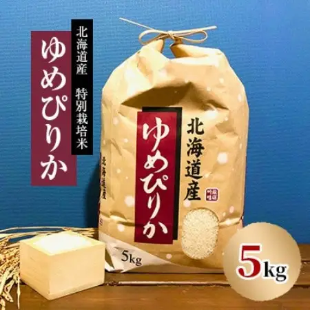 【先行予約】令和8年産新米 特別栽培米 北海道産 ゆめぴりか 5kg 精米 美味しいお米【1739683】