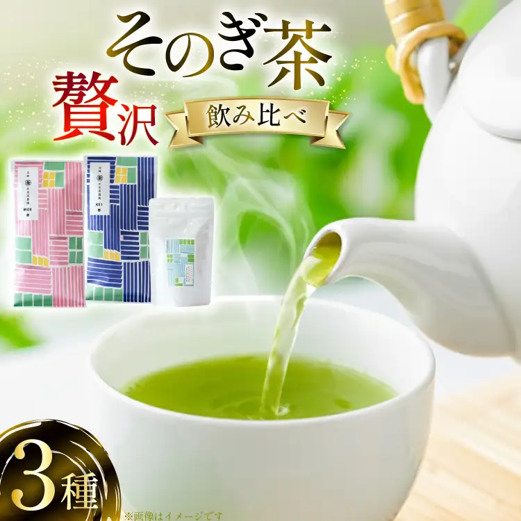 茶 茶葉 緑茶 九州 そのぎ茶 贅沢飲み比べセット 萌90g 啓90g ティーバッグ3g×10個 [中里茶農園 長崎県 東彼杵町 hs42bag640000]