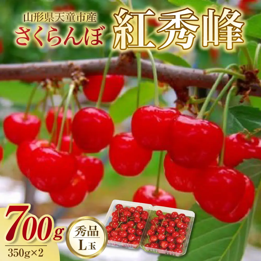さくらんぼ ( 紅秀峰 ) 700g さくらんぼ 08-02-016