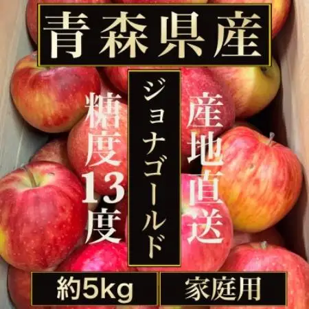 【青森の誇り】青森直送ジョナゴールドりんご約5kg(家庭用/訳あり)【配送不可地域：離島】【1740238】
