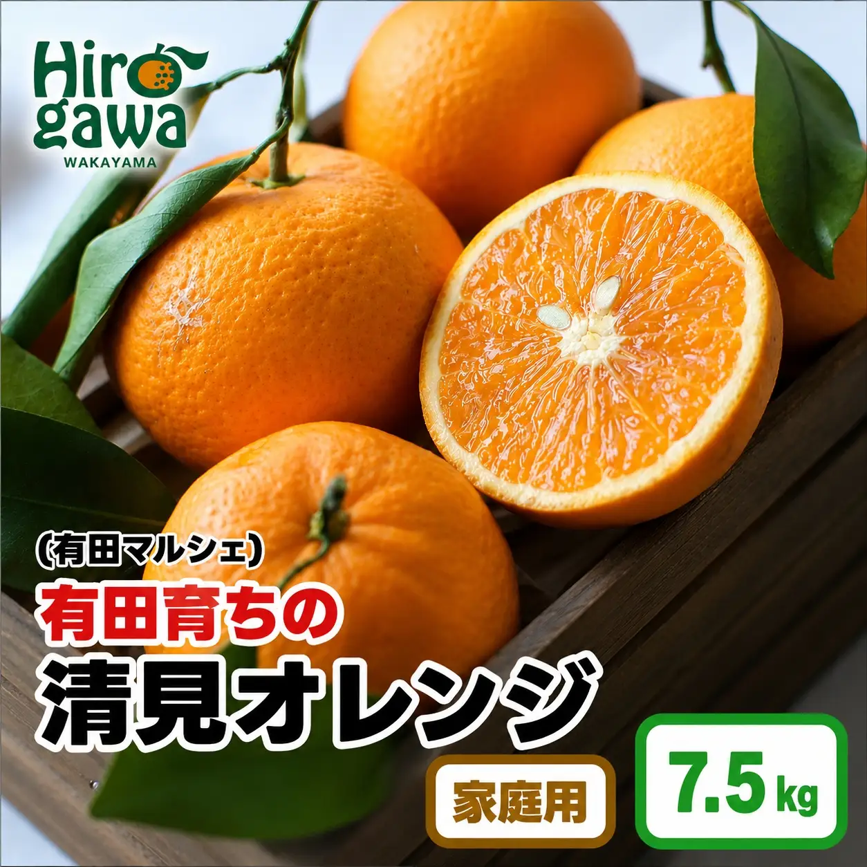 【産地直送】 有田 育ちの ご家庭用 完熟 清見 オレンジ 7.5kg+200g(補償分)  / みかん 甘い オレンジ フルーツ 果物 有田 和歌山 ※2027年2月下旬～5月上旬に順次発送 ※北海道・沖縄・離島への配送不可 【ard011-c-7d5B】