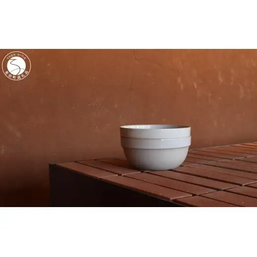 1616/ CMA Stack Deep Earth Grey 155 2個セット【1616/arita japan】有田焼 セシリエ・マンツ 北欧 デンマーク 食器 器 うつわ ボウル 小鉢 グレー シンプル スタッキング シック モダン ギフト A25-642