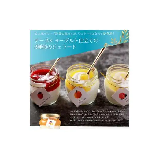 もりんの彩果の恵みじぇらりん6個入詰め合わせ