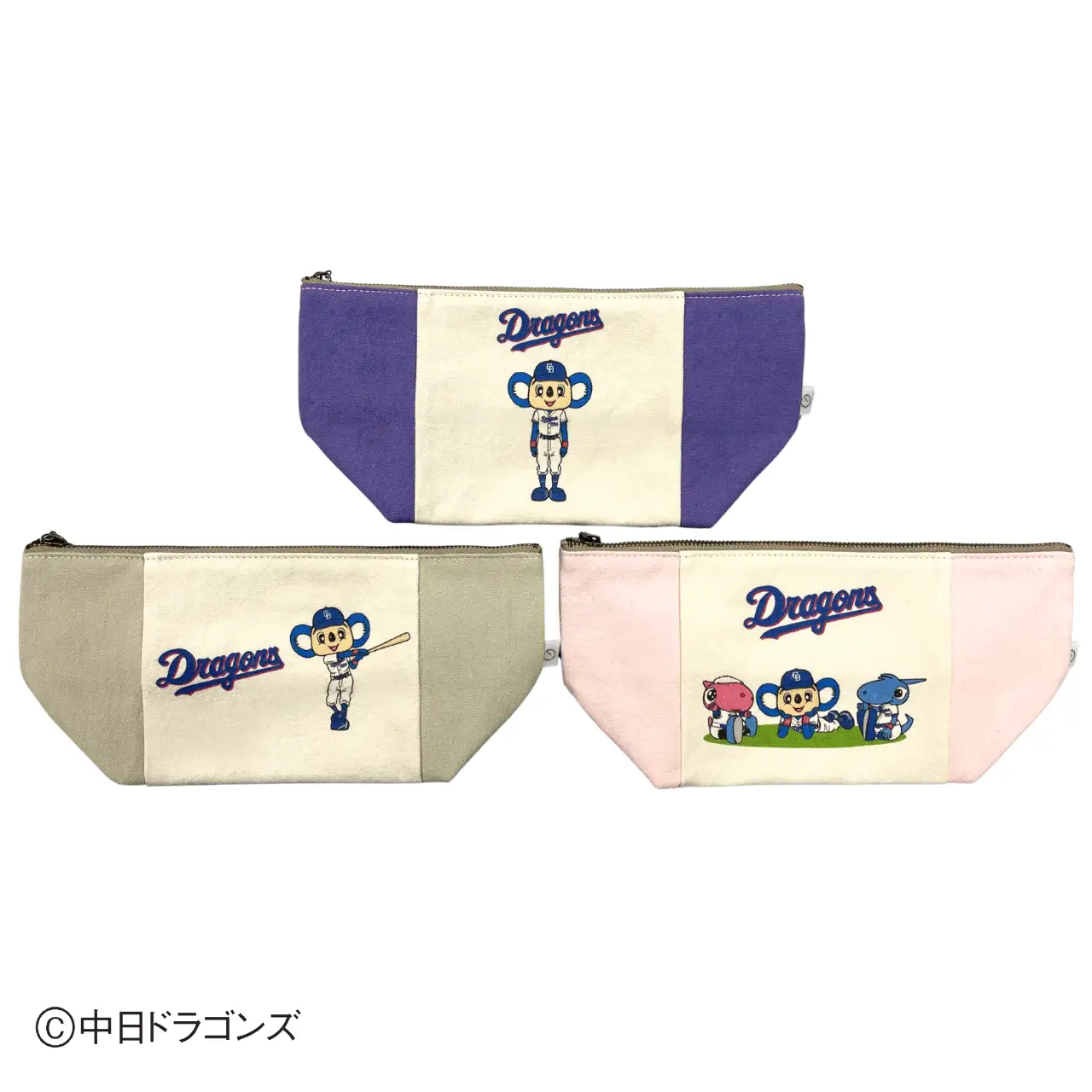 【中日ドラゴンズとのコラボアイテム】のこり染×ドアラポーチ26 さくら