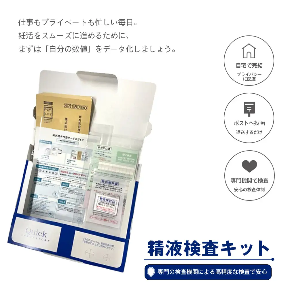 郵送　精液検査キット No.609