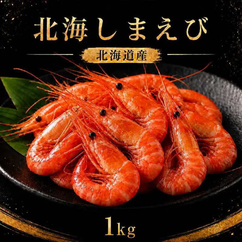 【北海しまえび】1kg（500g×2） えび