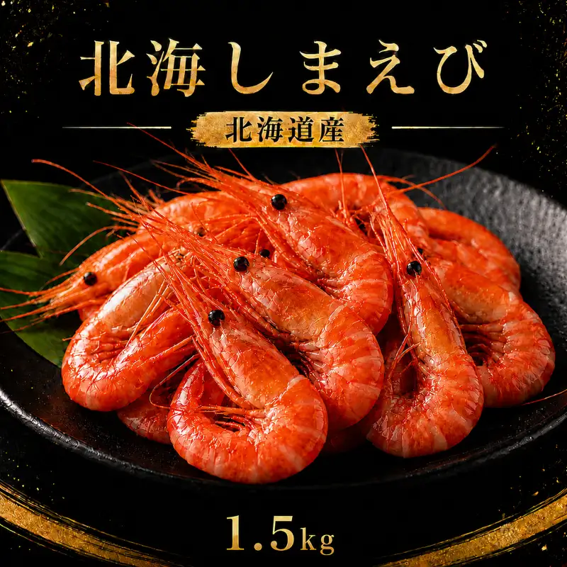 【北海しまえび】1.5kg（500g×3） えび