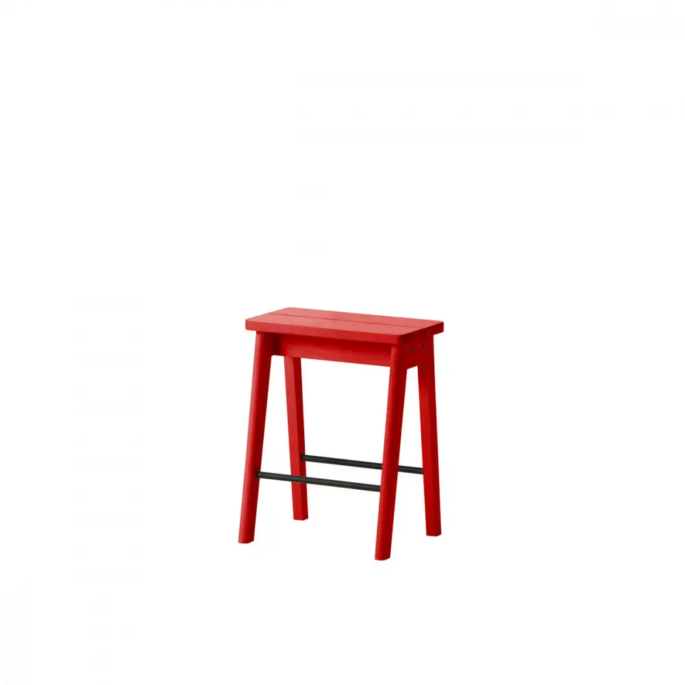 旭川家具 コサイン シューラックスツール レッド 家具 _04943
