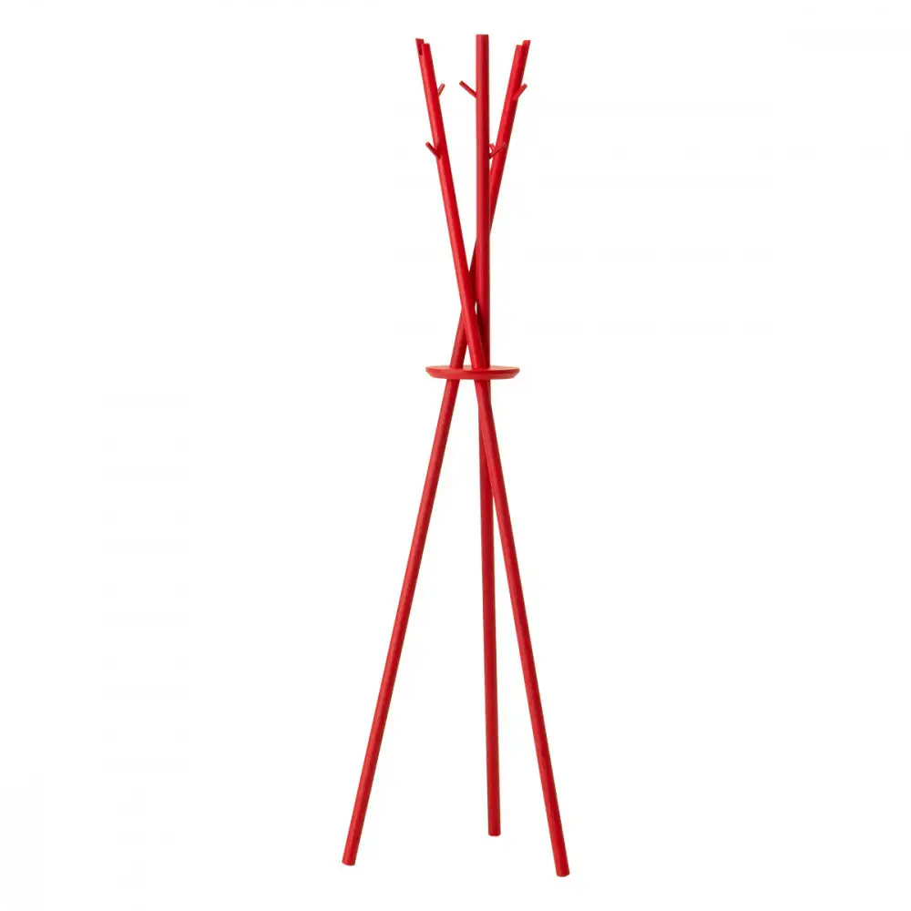 旭川家具 コサイン Tepee コートスタンド レッド 家具 _04918
