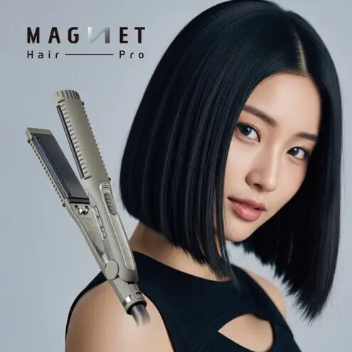 ホリスティックキュアーズ マグネットヘアプロ ストレートアイロンS 120℃～200℃ 海外対応 交流(コード)式 グレー HCS-G06G ヘアアイロン スタイリング ストレートアイロン コテ ヘアケア 家電 電化製品 美容 美容家電 福岡県 福岡市 福岡