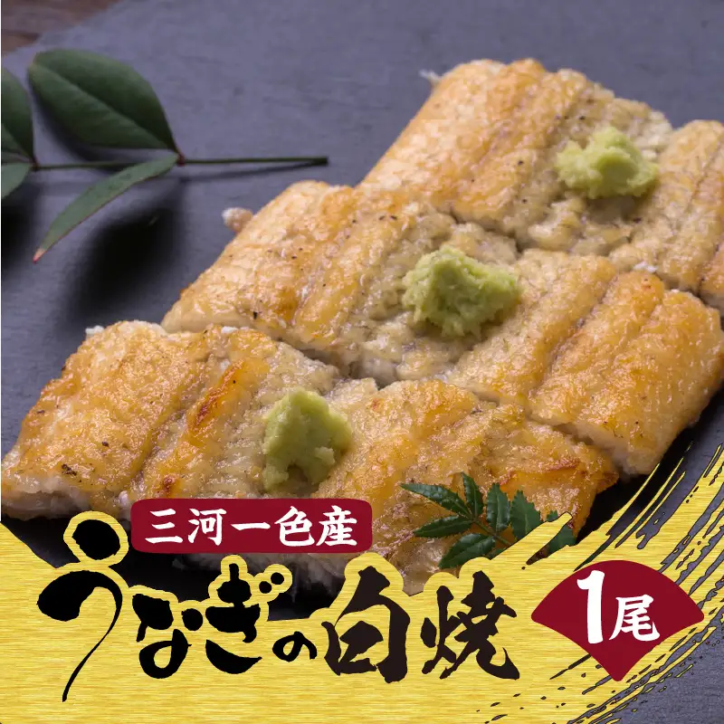【土用の丑の日までにお届け】三河一色産うなぎの白焼１尾_47-297-1-d
