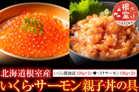 【北海道根室産】[鮭匠ふじい]いくら・サーモン親子丼の具 A-42019