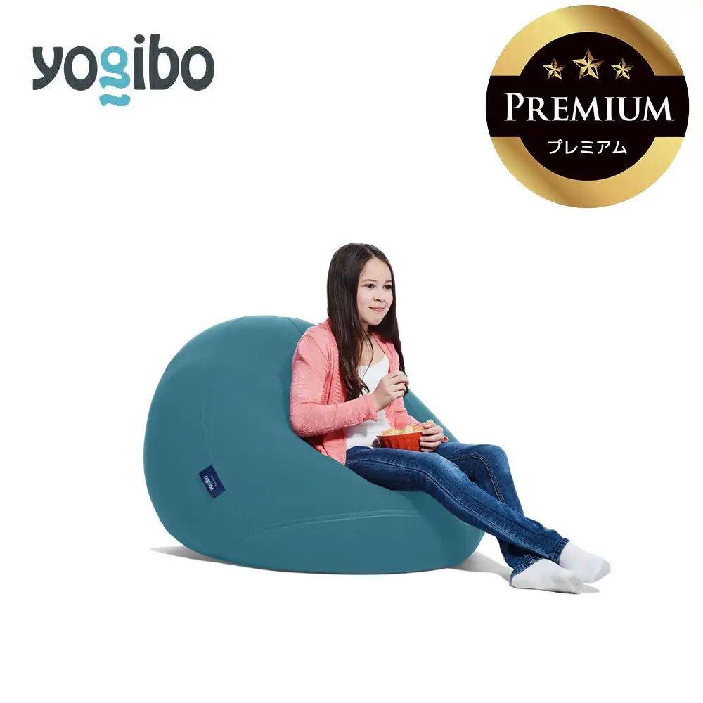 Yogibo Drop Premium ダークミント│送料無料 全国配送離島含 ビーズクッション カバー 洗える（ヨギボー ドロップ プレミアム）