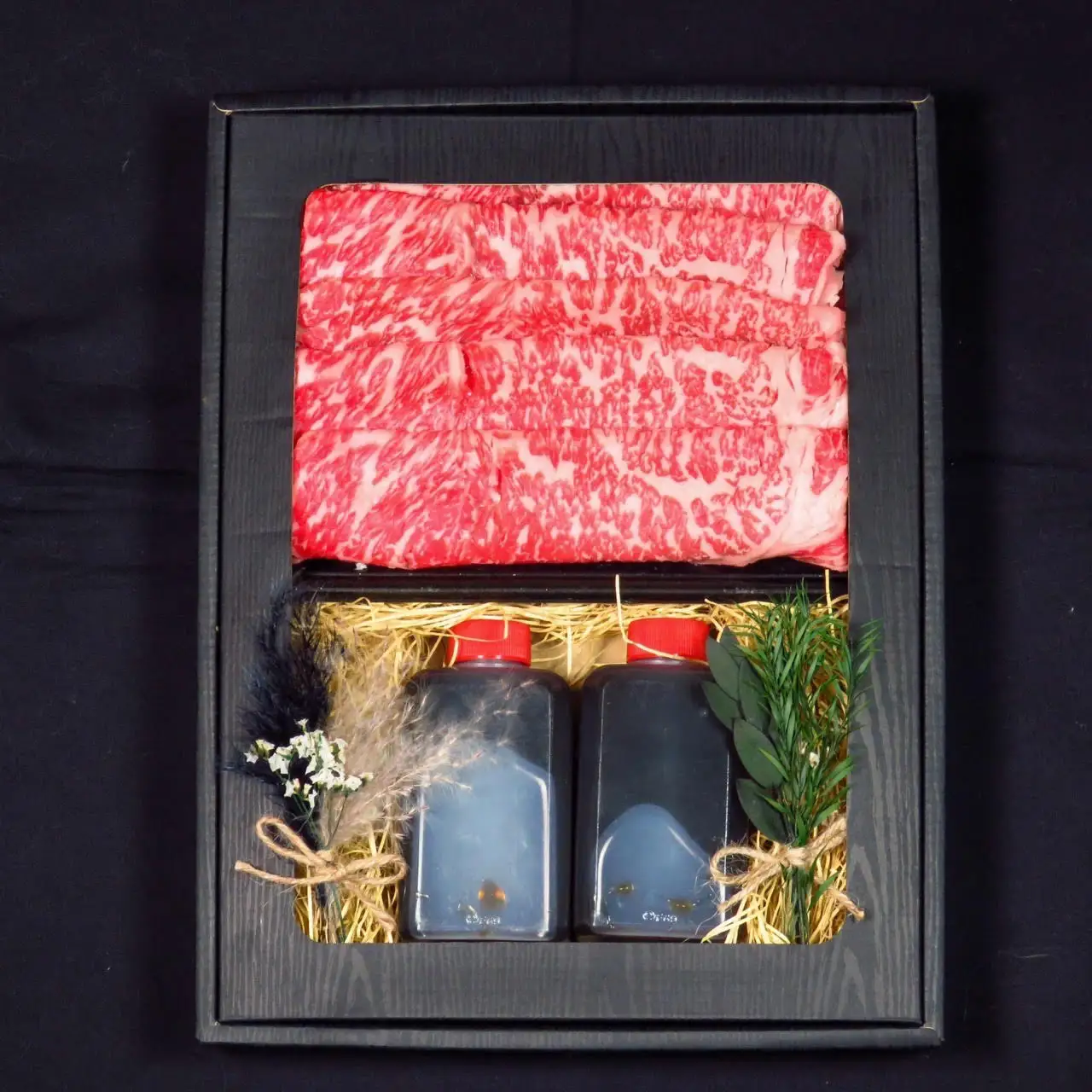 【セット】博多和牛A5ランク　サーロインすき焼きギフトセット約500g〜割下付き〜