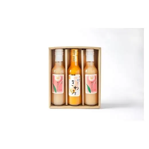 N013　きわみみかんジュース２００ｍｌ　１本　あら川の桃ドリンク２００ｍｌ　２本