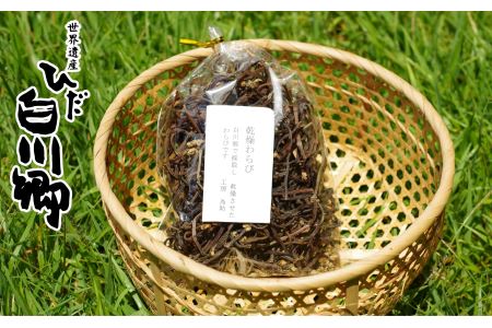 白川村の山から採れた乾燥わらび 80g[S187]
