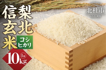 梨北信玄米コシヒカリ 10kg（精米） 粘り 山梨最大の米処 北杜市武川町産 [h067]