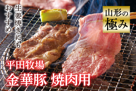 山形の極み 平田牧場 金華豚 焼肉用 F2Y-0307