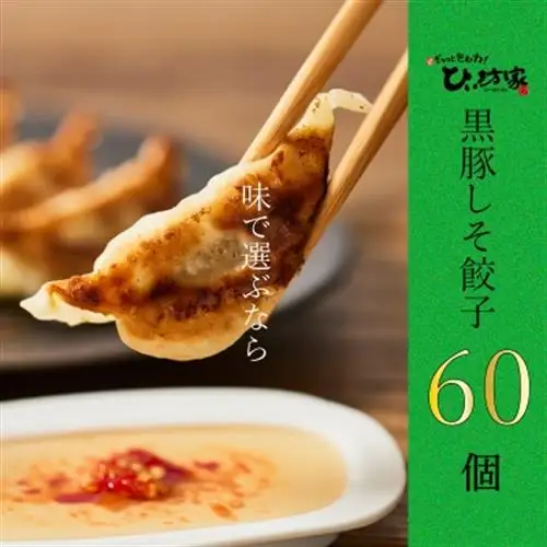 かごしま黒豚しそ餃子60個(タレ付)【配送不可地域：離島】【1185902】