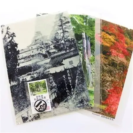 「日本最強の城」高取城グッズ4点(A4クリアファイル、缶バッジ)【1096481】