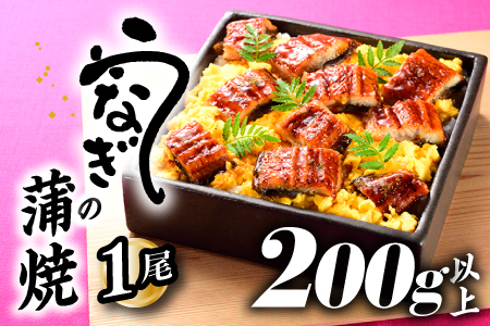 ZF120.うなぎの蒲焼１尾（計２００g以上）『１～２ヶ月前後でお届け！！』