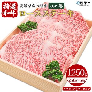 愛媛県産吟醸牛「山の響」特選和牛ロースステーキ（国産黒毛和牛） NTC0004