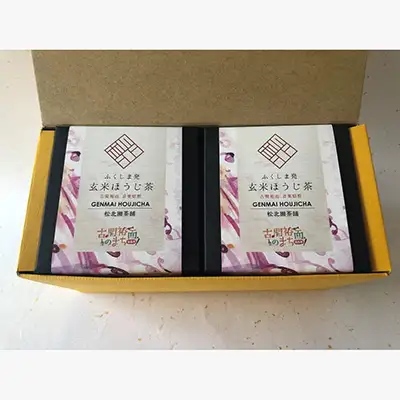 No.0647　ふくしま発　玄米ほうじ茶2ヶセット