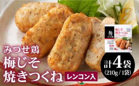 佐賀県産 みつせ鶏 梅じそ焼きつくね 総菜 お惣菜 チキン南蛮 お手軽惣菜 [FAE034]