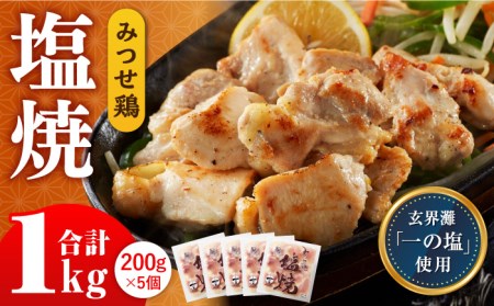 佐賀県産 みつせ鶏 塩焼 1kg 総菜 お惣菜 お手軽惣菜 [FAE040]