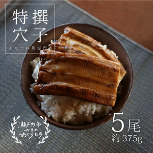 穴子 焼き穴子 5尾入 375g 蒲焼き
