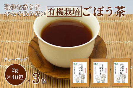有機栽培 ごぼう茶（3個セット）：B210-005