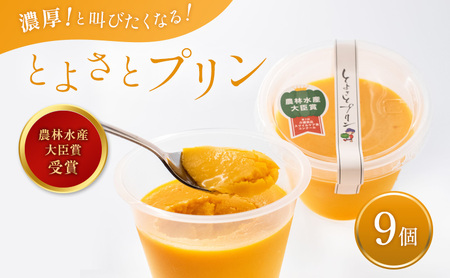 プリン 受賞多数 かぼちゃプリン セット とよさとプリン満足セット（9個入り）